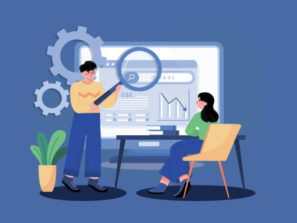 Bar chart showing Google AI Overviews dropping in search